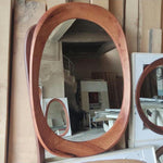 Timberror walnut asymmetrical mirror, Bay design — alternate product view 7