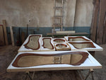 Timberror walnut asymmetrical mirror, Bay design — alternate product view 10