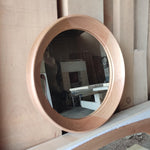 Timberror oak round mirror, Vela design — alternate product view 7