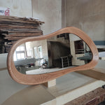 Timberror oak asymmetrical mirror, Harbor design — alternate product view 6