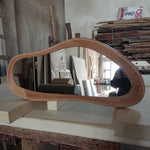 Timberror oak asymmetrical mirror, Harbor design — alternate product view 7