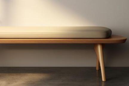 Timberror oak sculptural wood bench, Atlas design — alternate product view 4