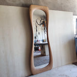 Timberror oak asymmetrical mirror, Flora design — alternate product view 7