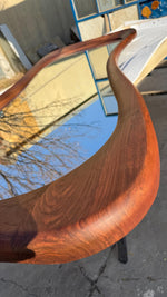 Timberror walnut asymmetrical mirror, Drift design — alternate product view 15