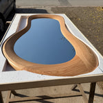 Timberror oak asymmetrical mirror, Moss design — alternate product view 15