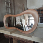 Timberror oak asymmetrical mirror, Moss design — alternate product view 9