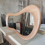 Timberror oak asymmetrical mirror, Moss design — alternate product view 8
