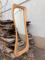 Timberror oak asymmetrical mirror, Riverstone design — alternate product view 9