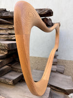 Timberror oak asymmetrical mirror, Wren design — alternate product view 9