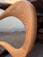 Timberror oak asymmetrical mirror, Wren design — alternate product view 12